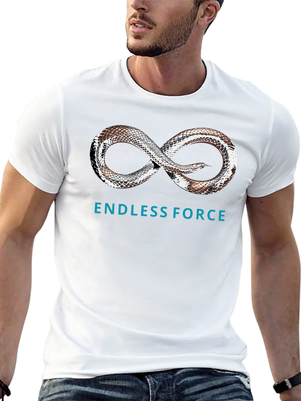 Endless Force Snake Infinity Graphic Tee
