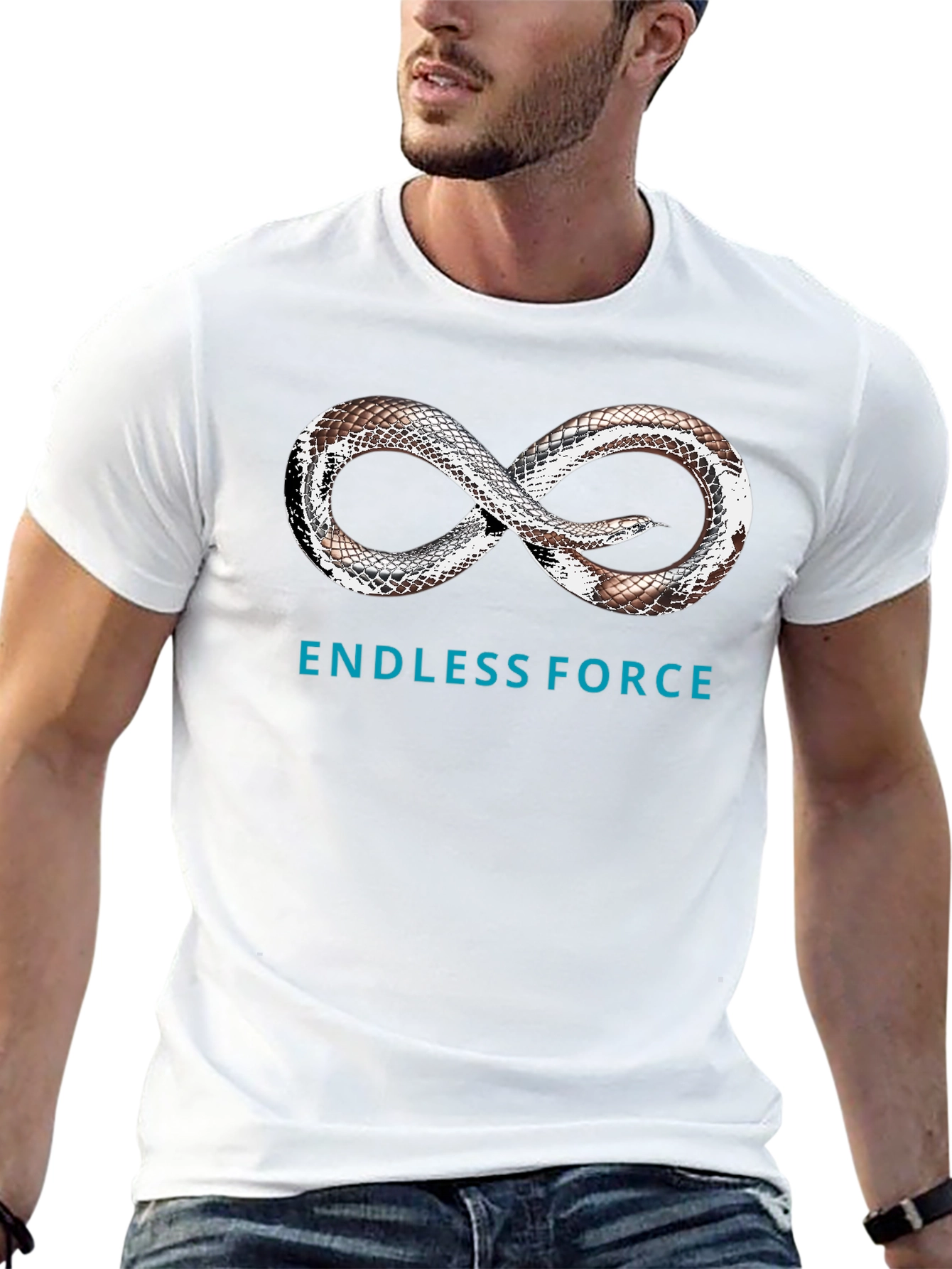 Endless Force Snake Infinity Graphic Tee