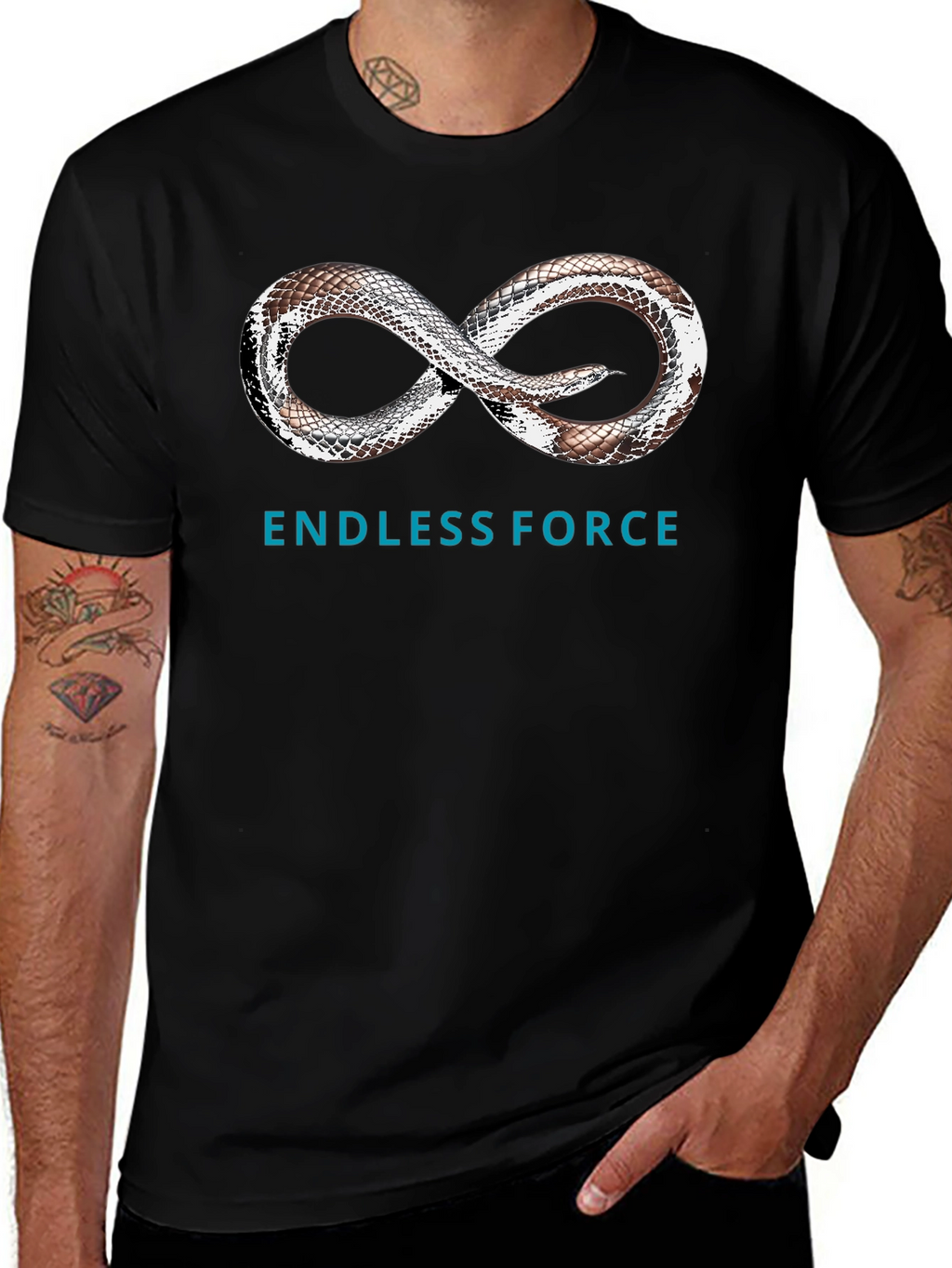 Endless Force Snake Infinity Graphic Tee