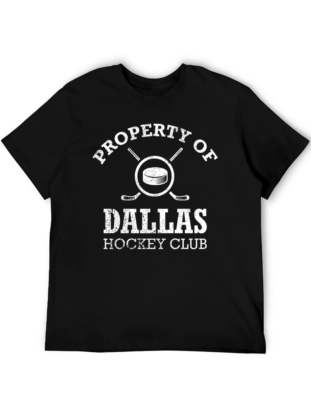 Dallas Hockey Club Black Graphic Tee