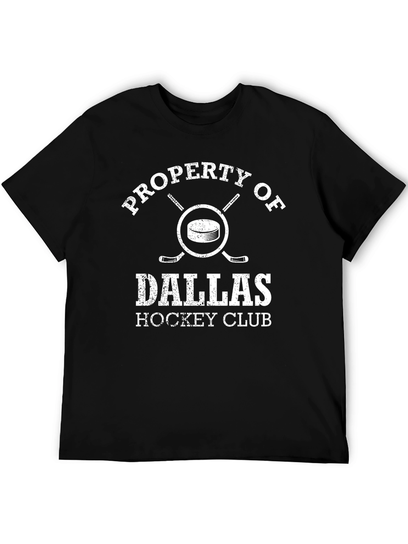 Dallas Hockey Club Black Graphic Tee