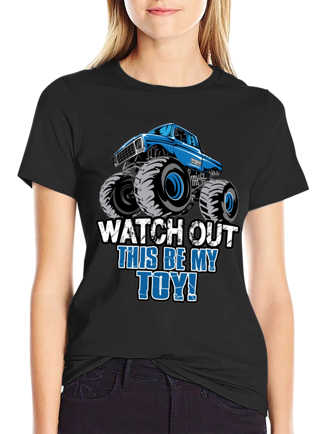 Monster Truck Graphic Tee - Watch Out This Be My Toy!