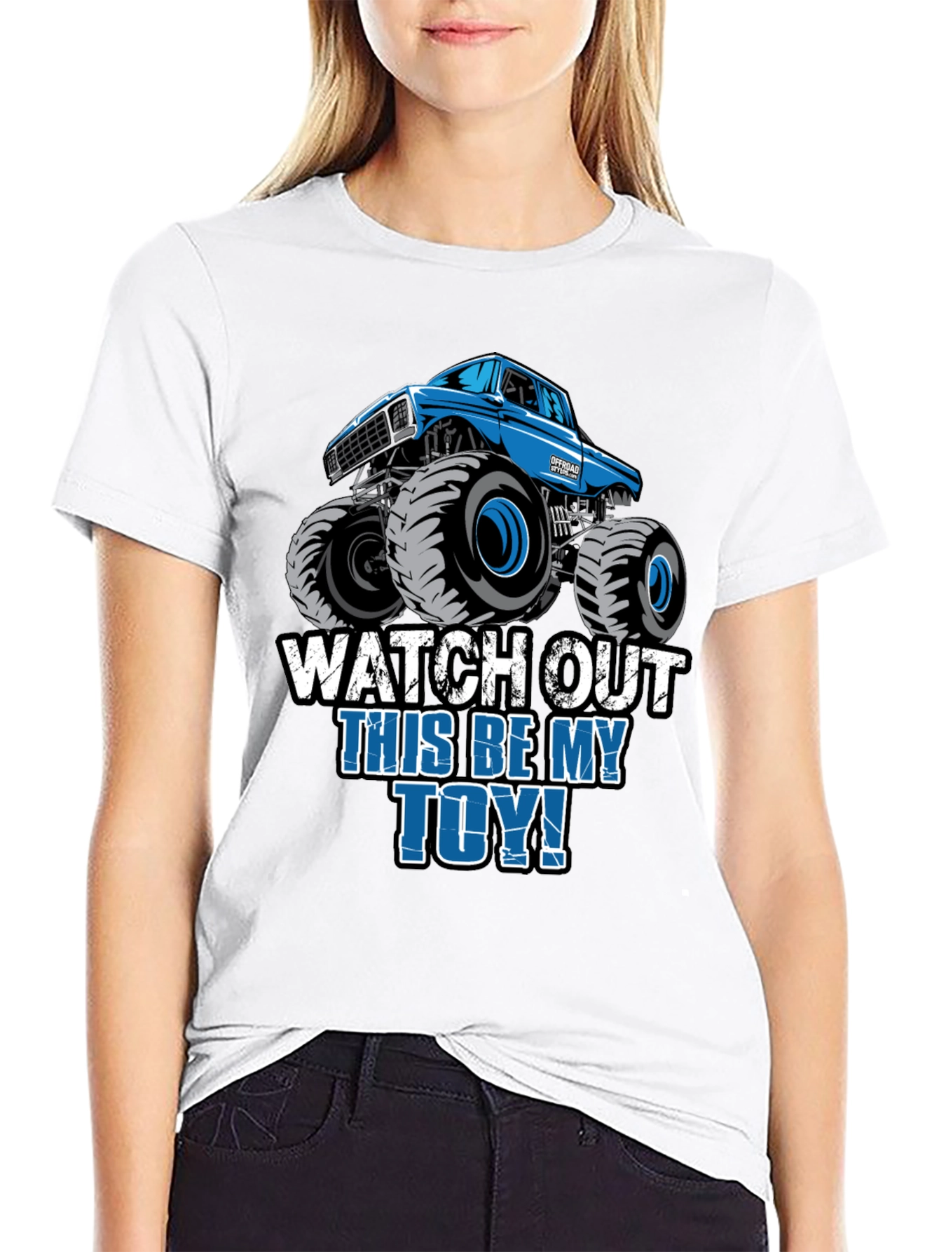 Monster Truck Graphic Tee - Watch Out This Be My Toy!
