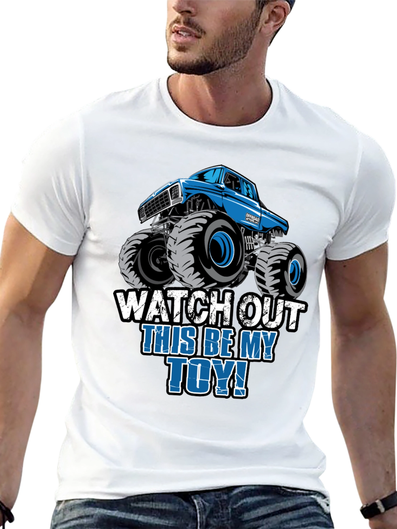 Monster Truck Graphic Tee - Watch Out This Be My Toy!