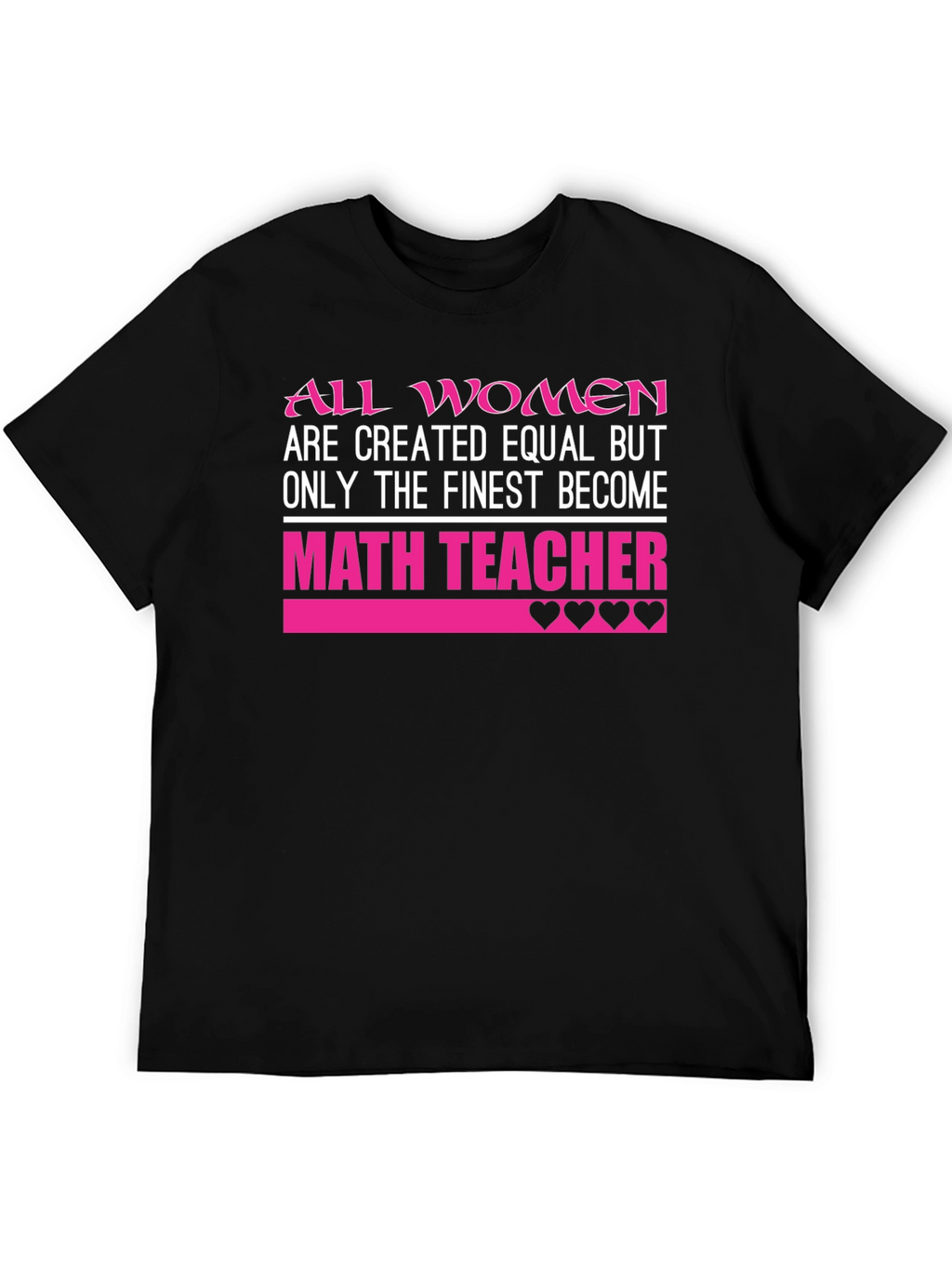 Finest Math Teacher Womens T-Shirt