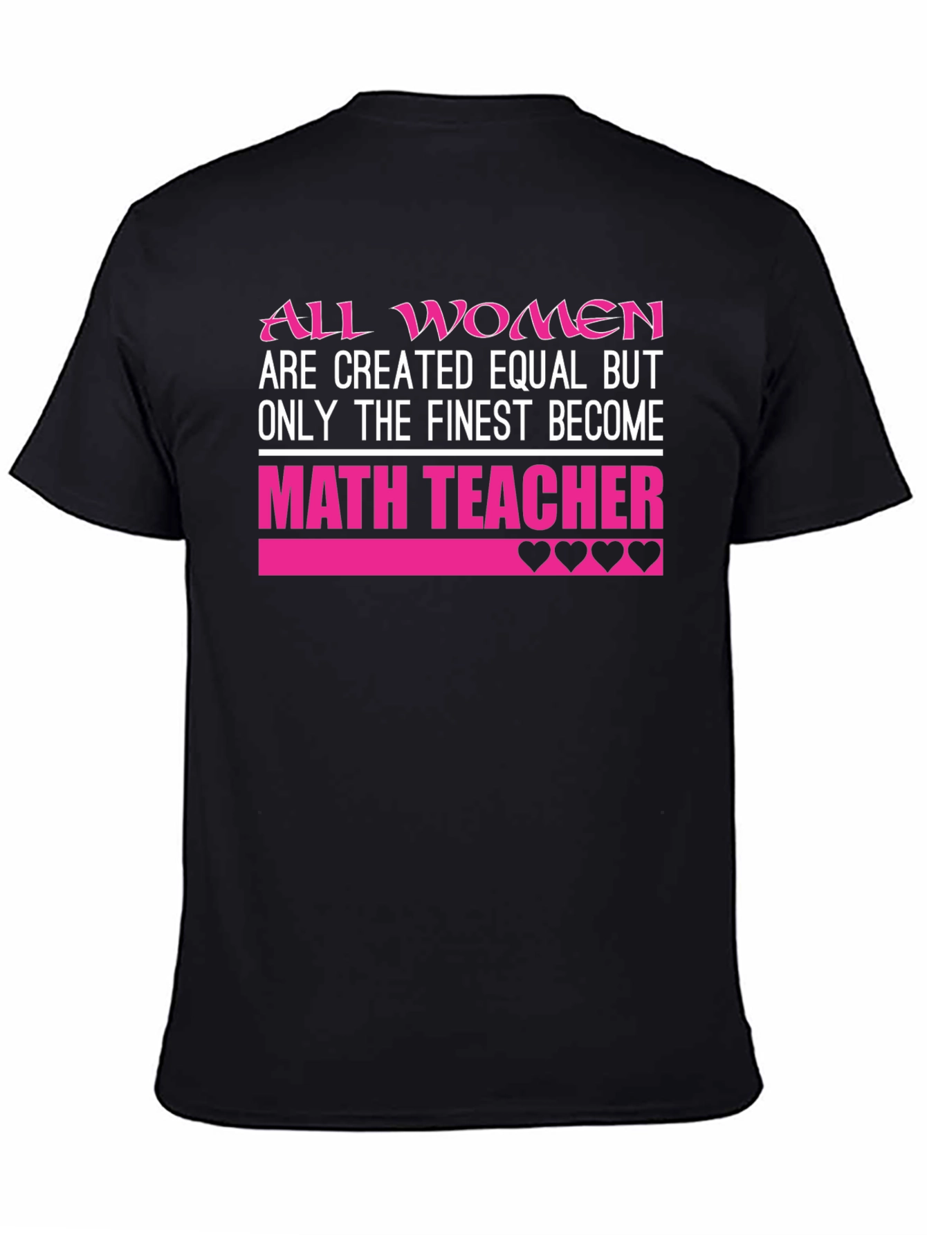 Finest Math Teacher Womens T-Shirt