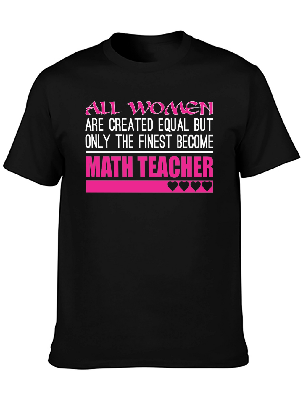 Finest Math Teacher Womens T-Shirt