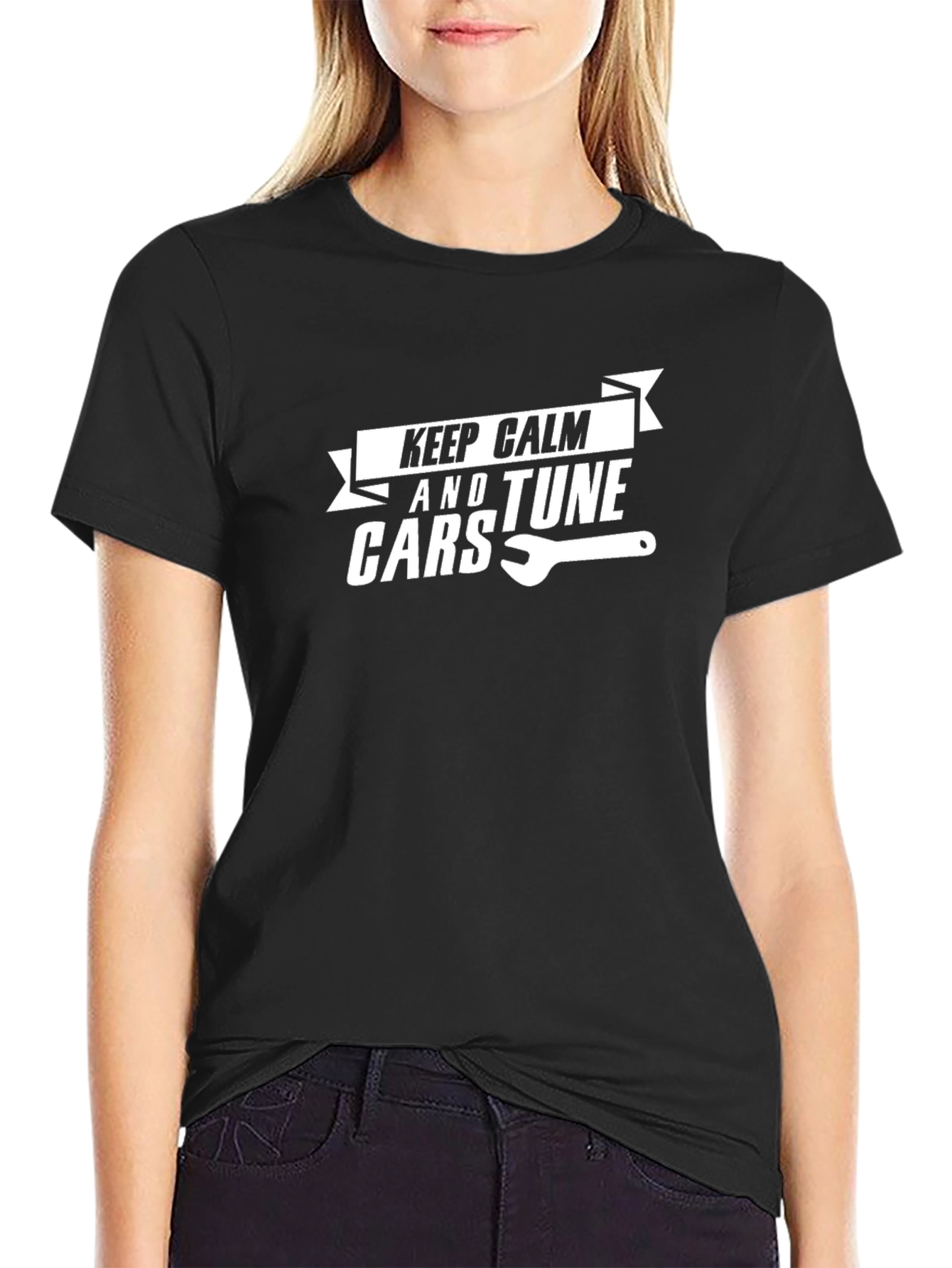 Keep Calm & Tune Cars Graphic T-Shirt