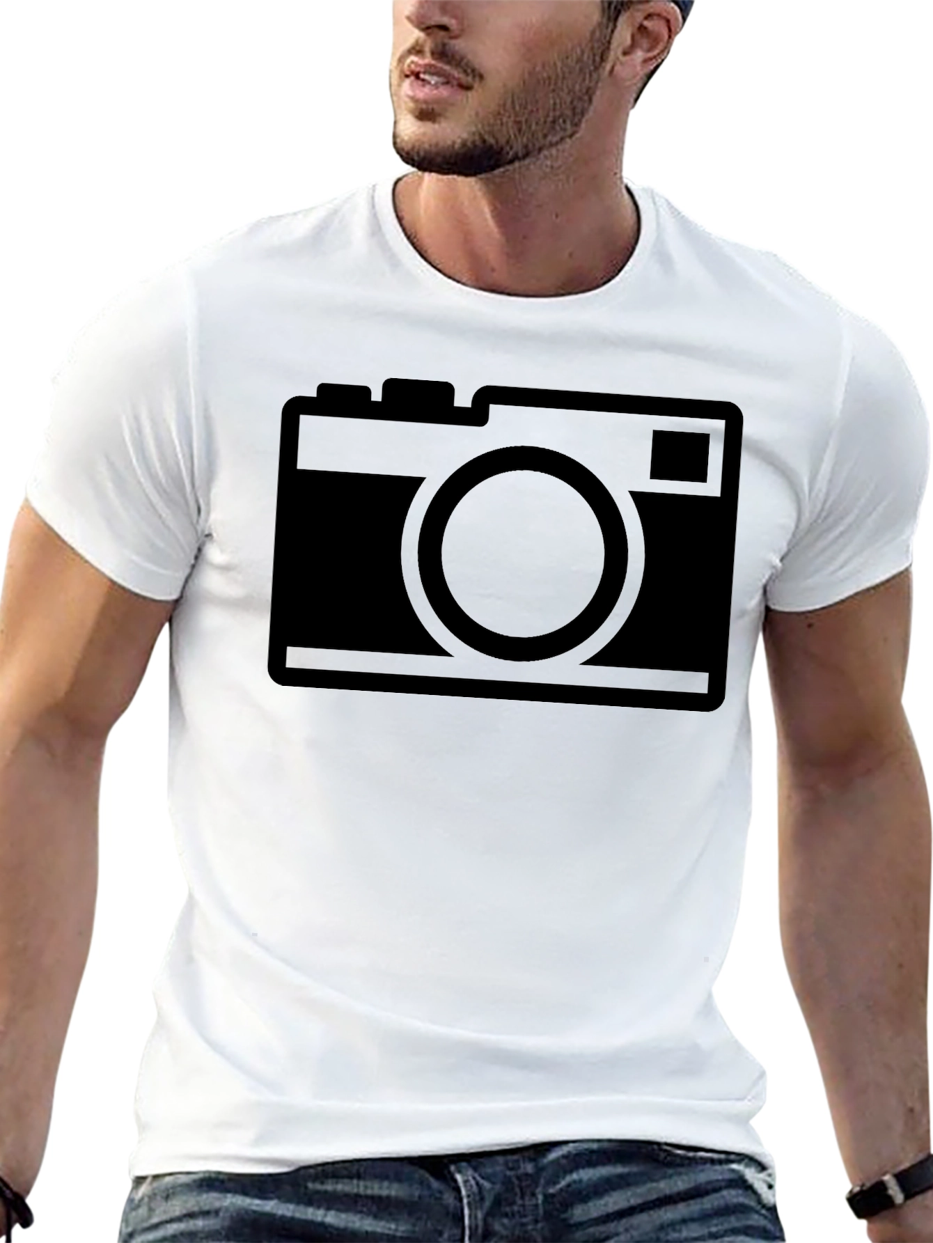Camera Graphic Black T-Shirt