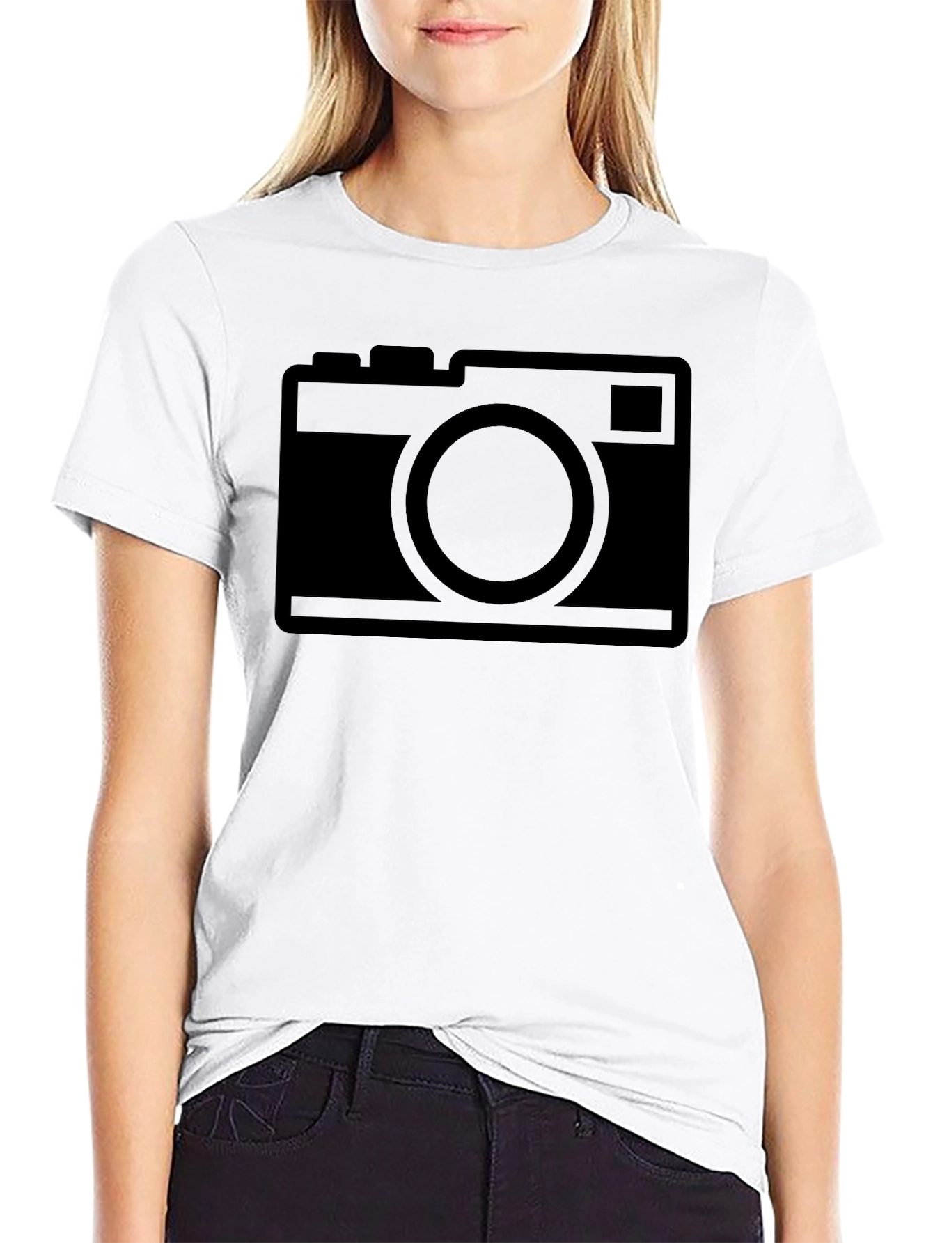 Camera Graphic Black T-Shirt