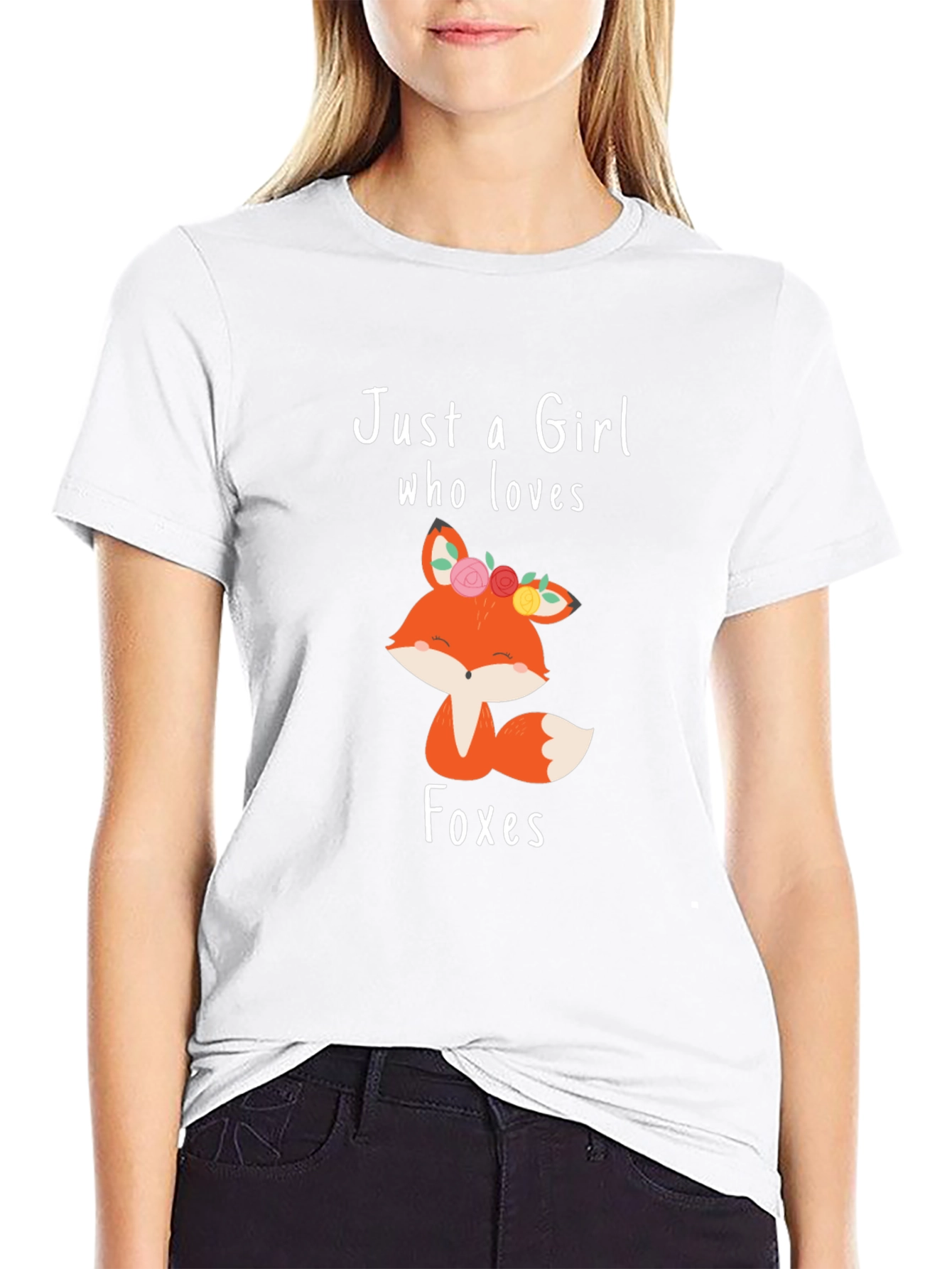 Just a Girl Who Loves Foxes T-Shirt