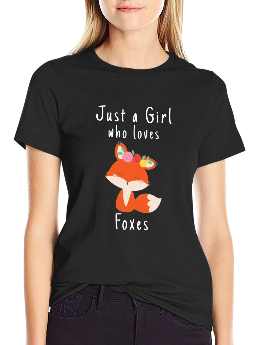 Just a Girl Who Loves Foxes T-Shirt
