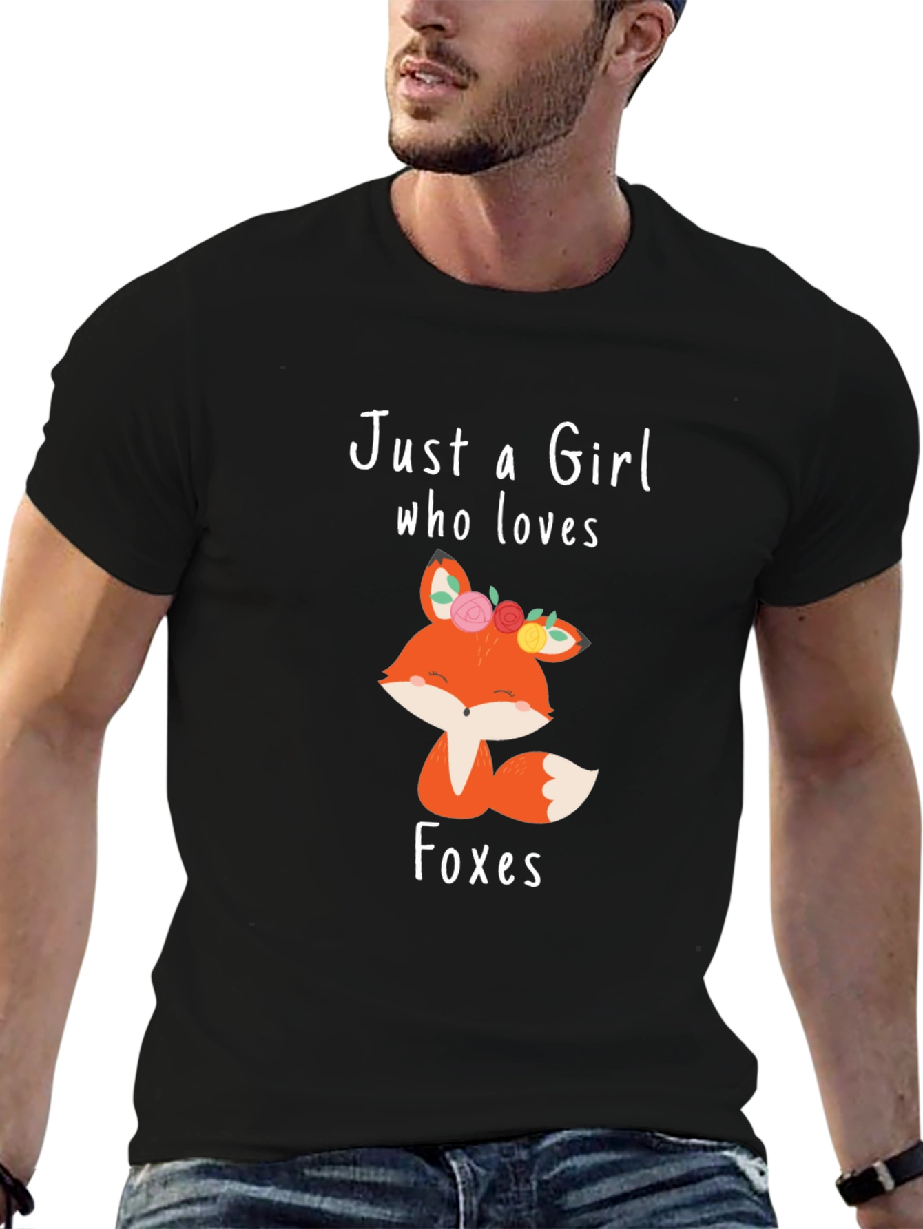 Just a Girl Who Loves Foxes T-Shirt
