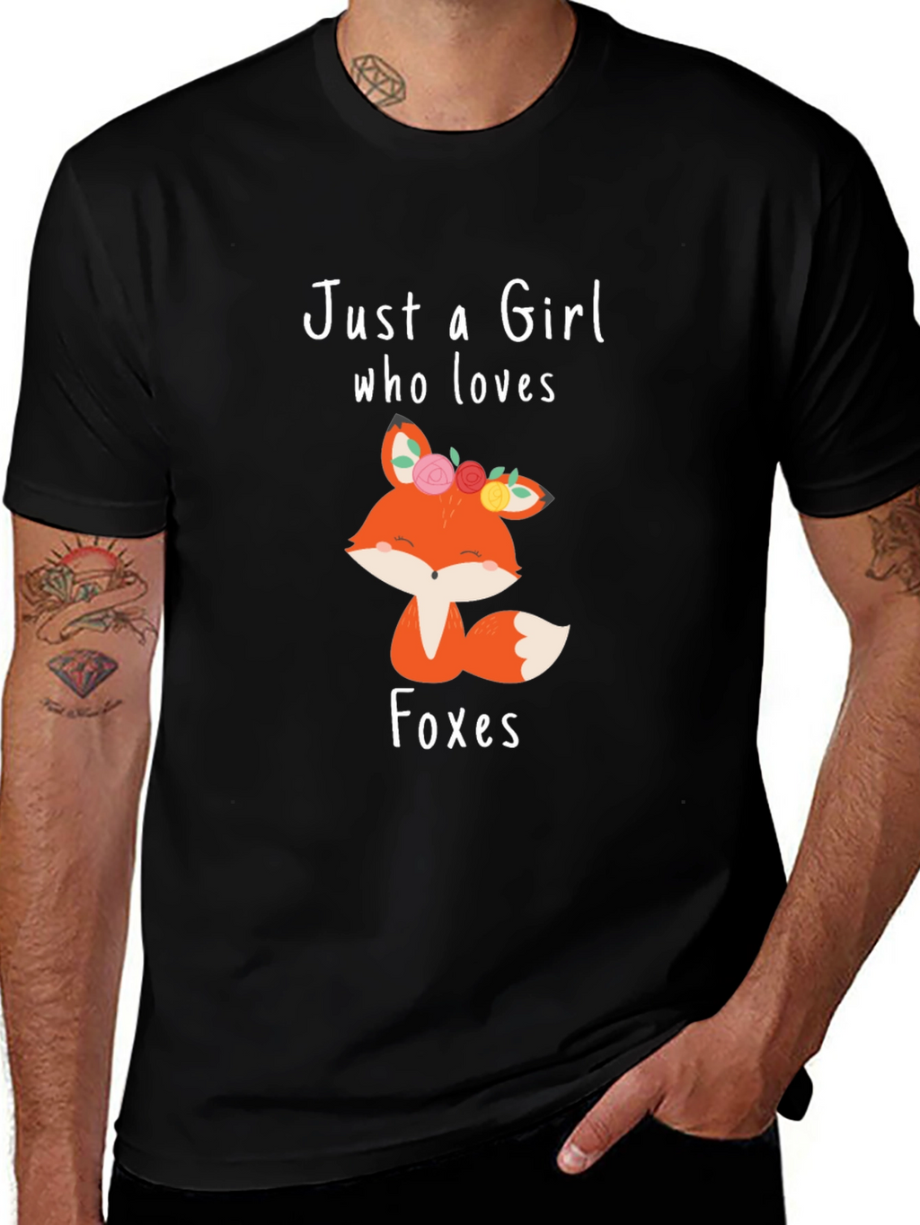 Just a Girl Who Loves Foxes T-Shirt