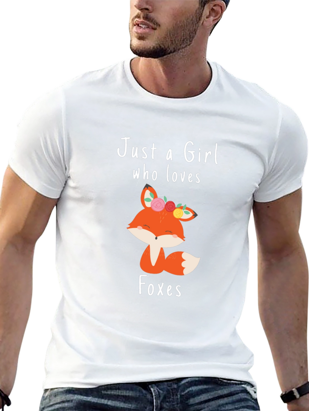 Just a Girl Who Loves Foxes T-Shirt