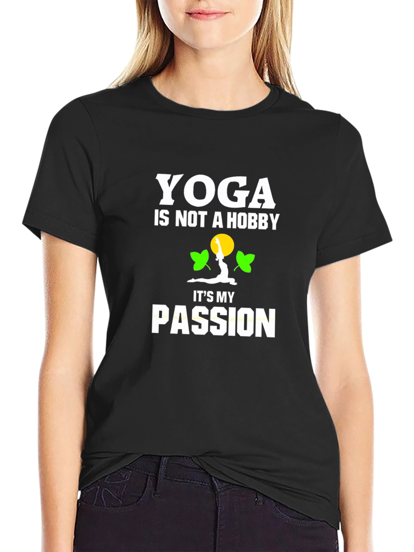 Yoga Is My Passion T-Shirt - Soft Cotton Tee
