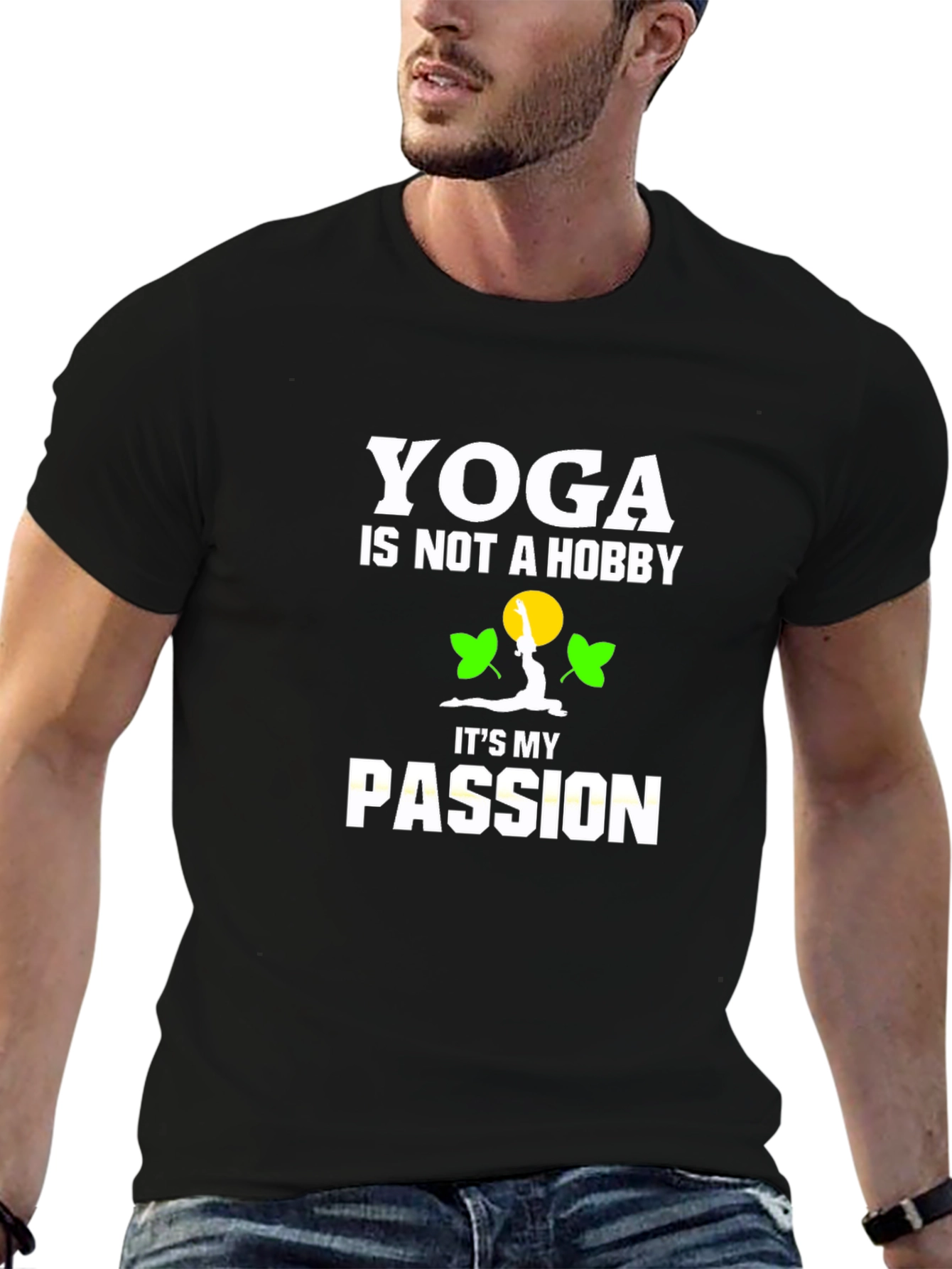 Yoga Is My Passion T-Shirt - Soft Cotton Tee