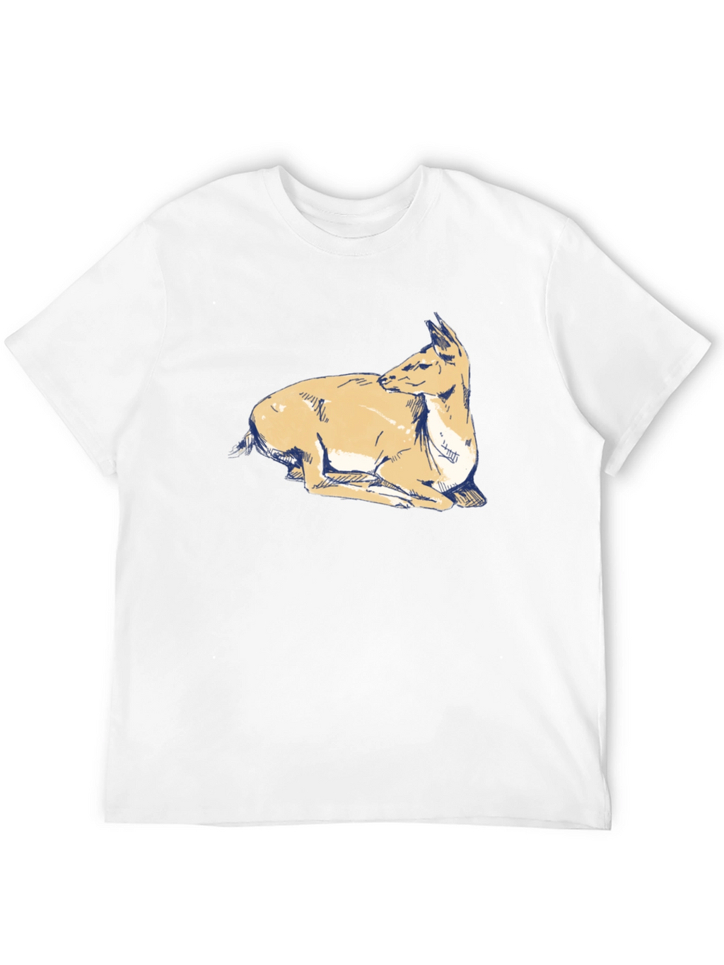 Deer Graphic Tee - Stylish Casual Wear