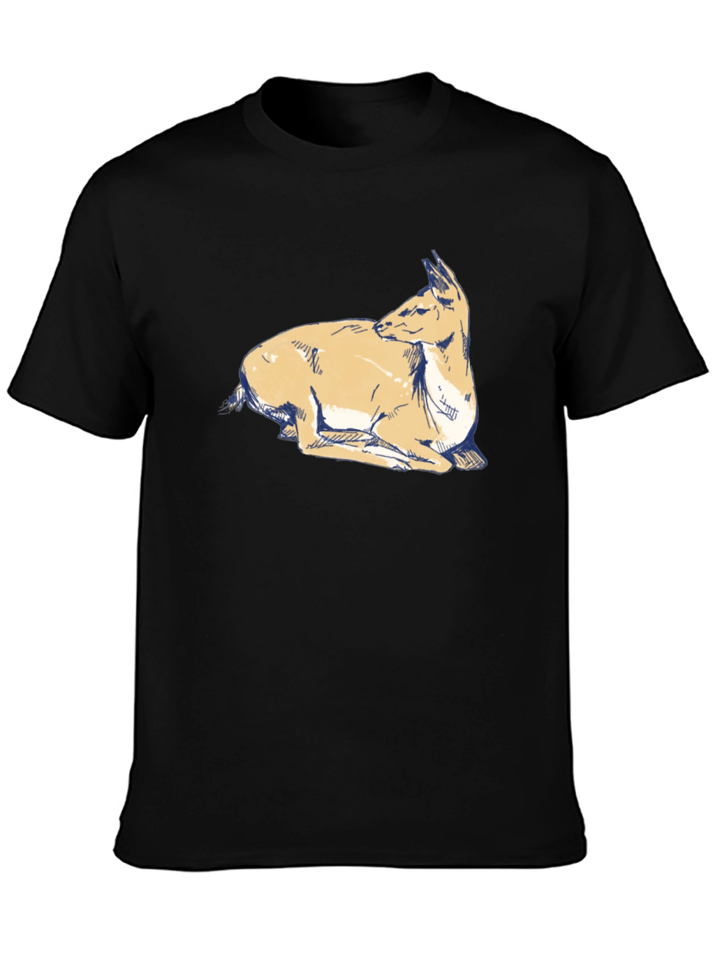 Deer Graphic Tee - Stylish Casual Wear