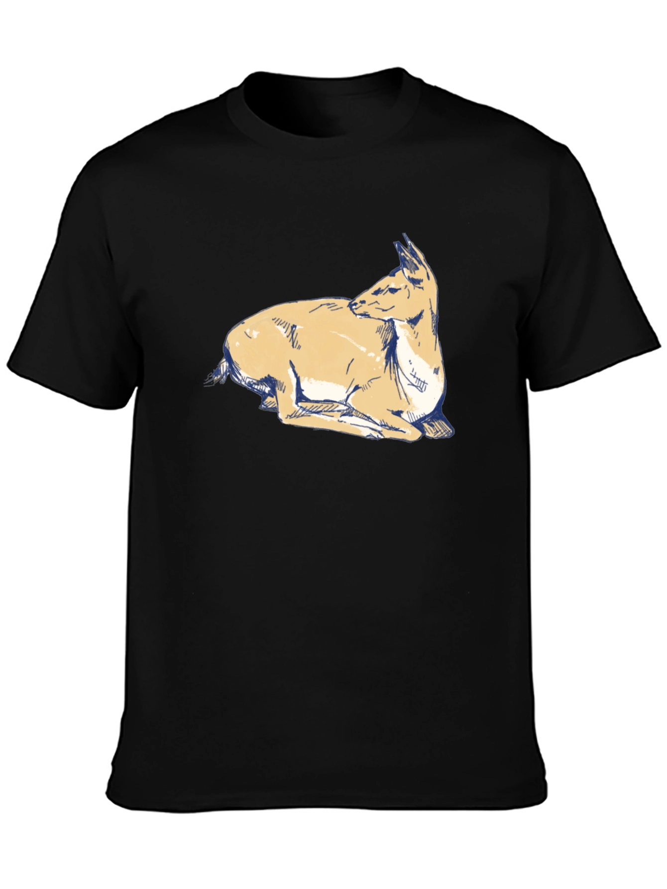 Deer Graphic Tee - Stylish Casual Wear