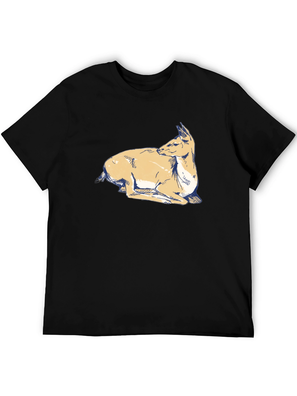 Deer Graphic Tee - Stylish Casual Wear