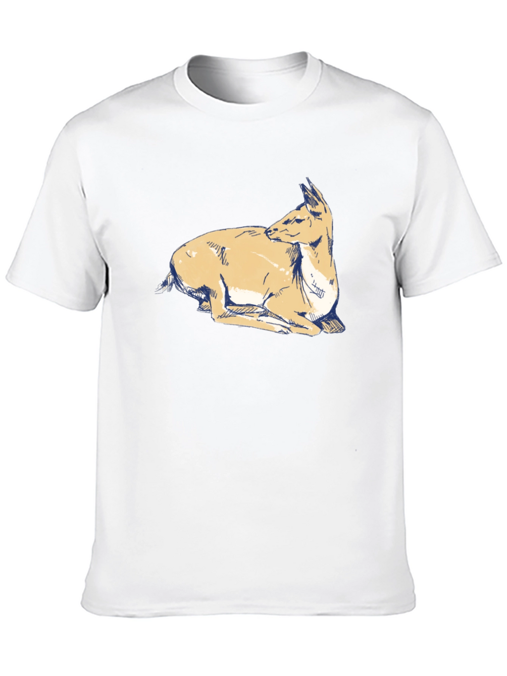 Deer Graphic Tee - Stylish Casual Wear