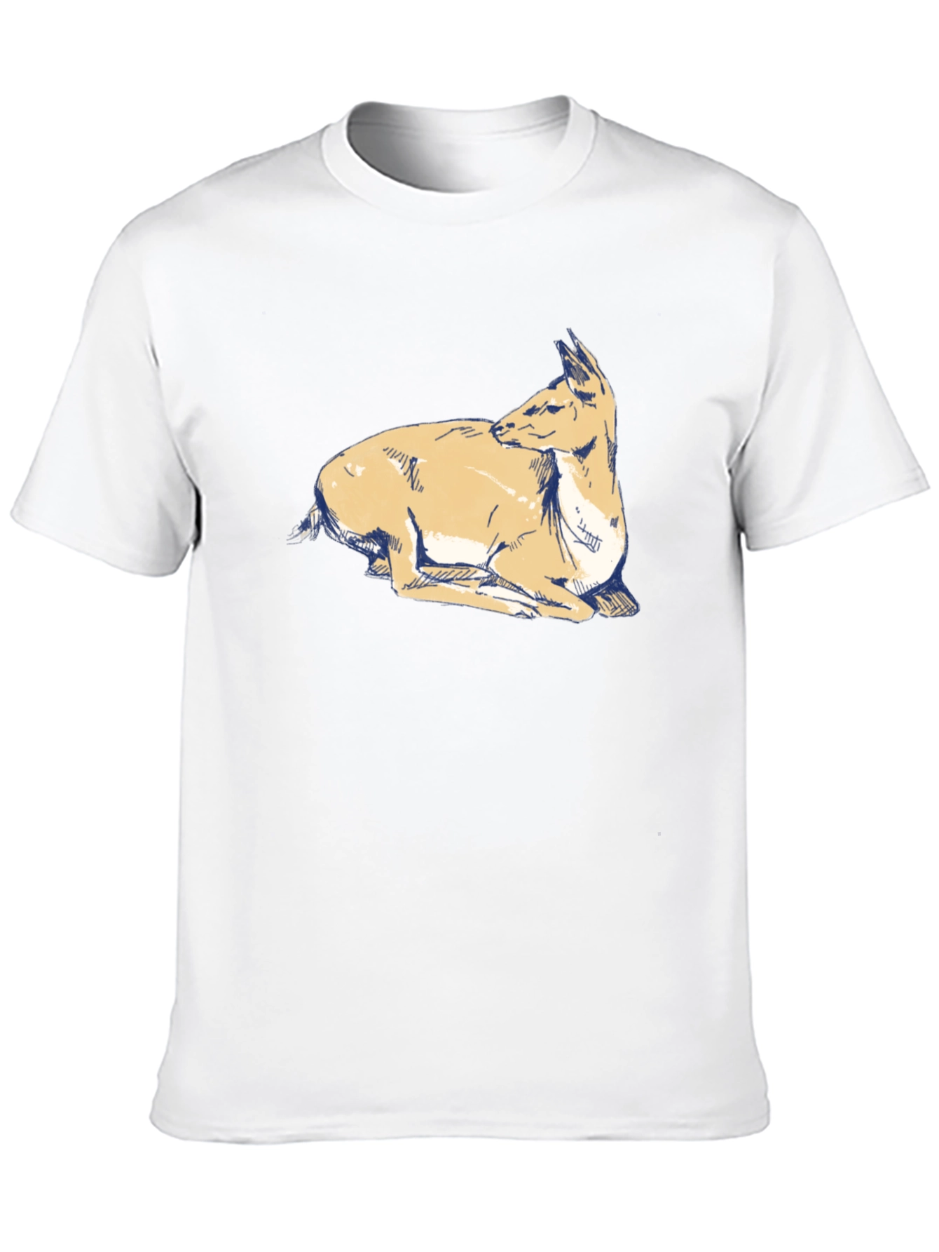 Deer Graphic Tee - Stylish Casual Wear