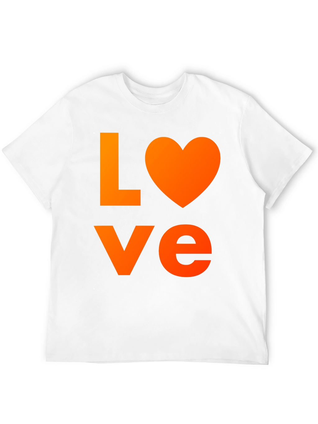 LOVE Graphic T-Shirt - Black Cotton Blend Casual Wear