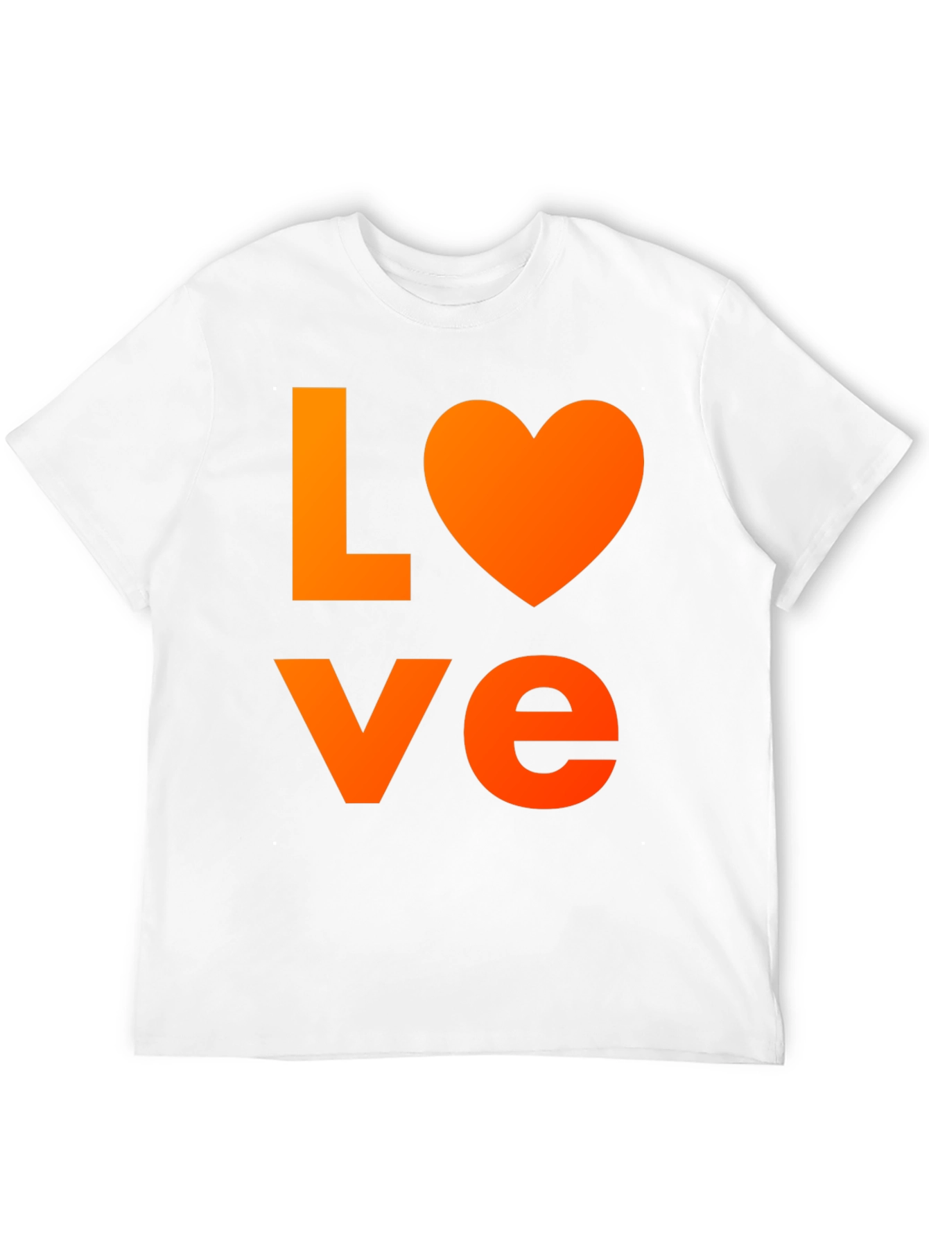 LOVE Graphic T-Shirt - Black Cotton Blend Casual Wear