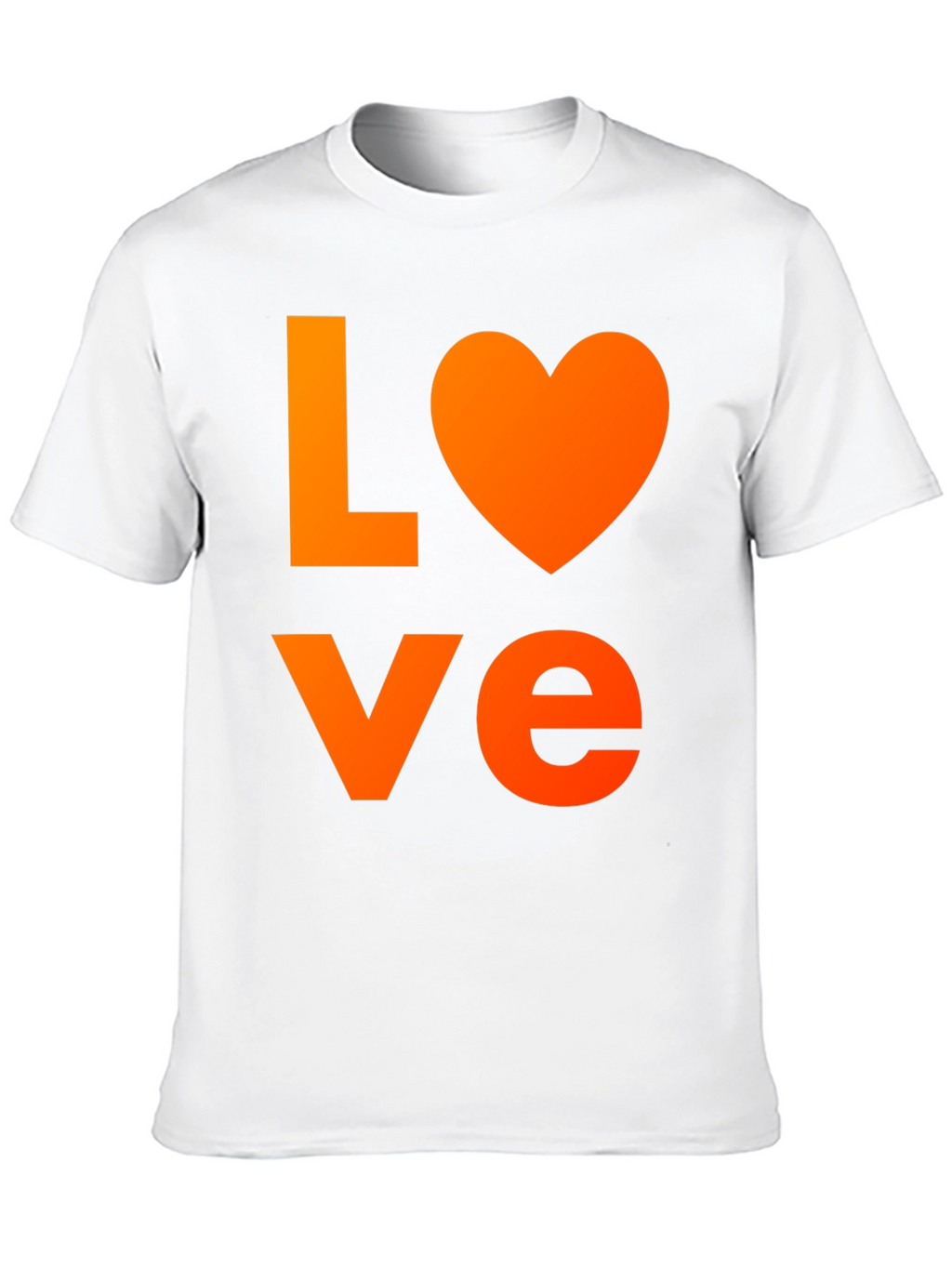 LOVE Graphic T-Shirt - Black Cotton Blend Casual Wear