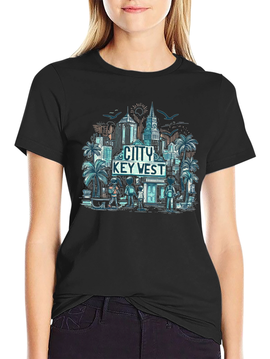City Key West Graphic T-Shirt
