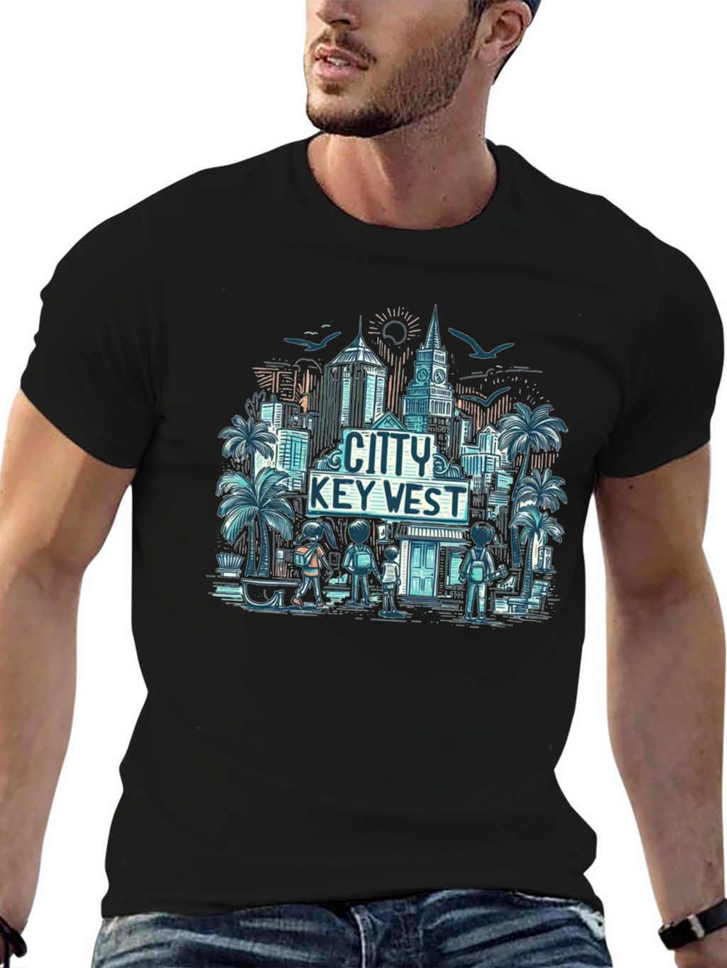 City Key West Graphic T-Shirt