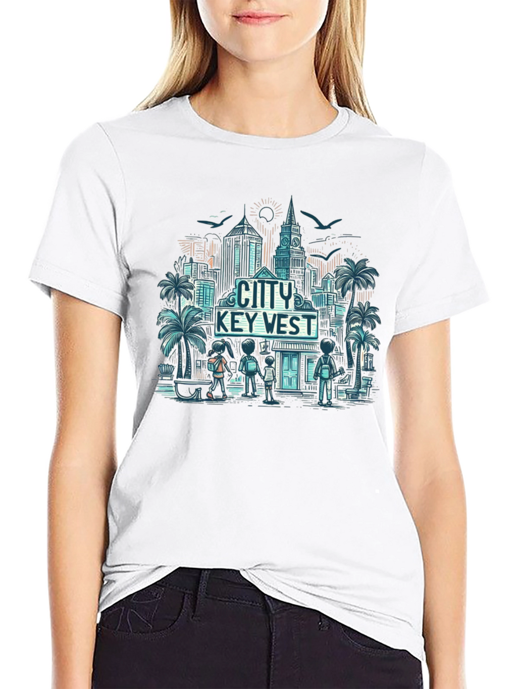 City Key West Graphic T-Shirt