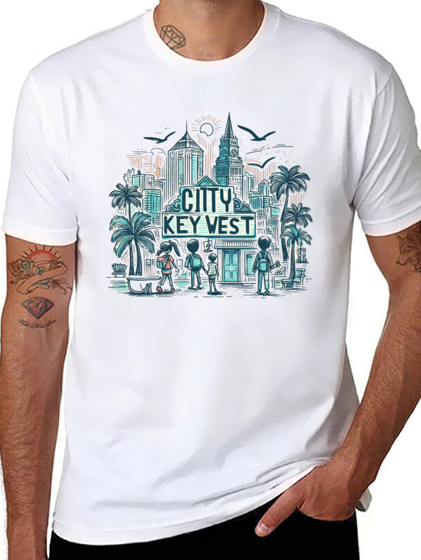 City Key West Graphic T-Shirt