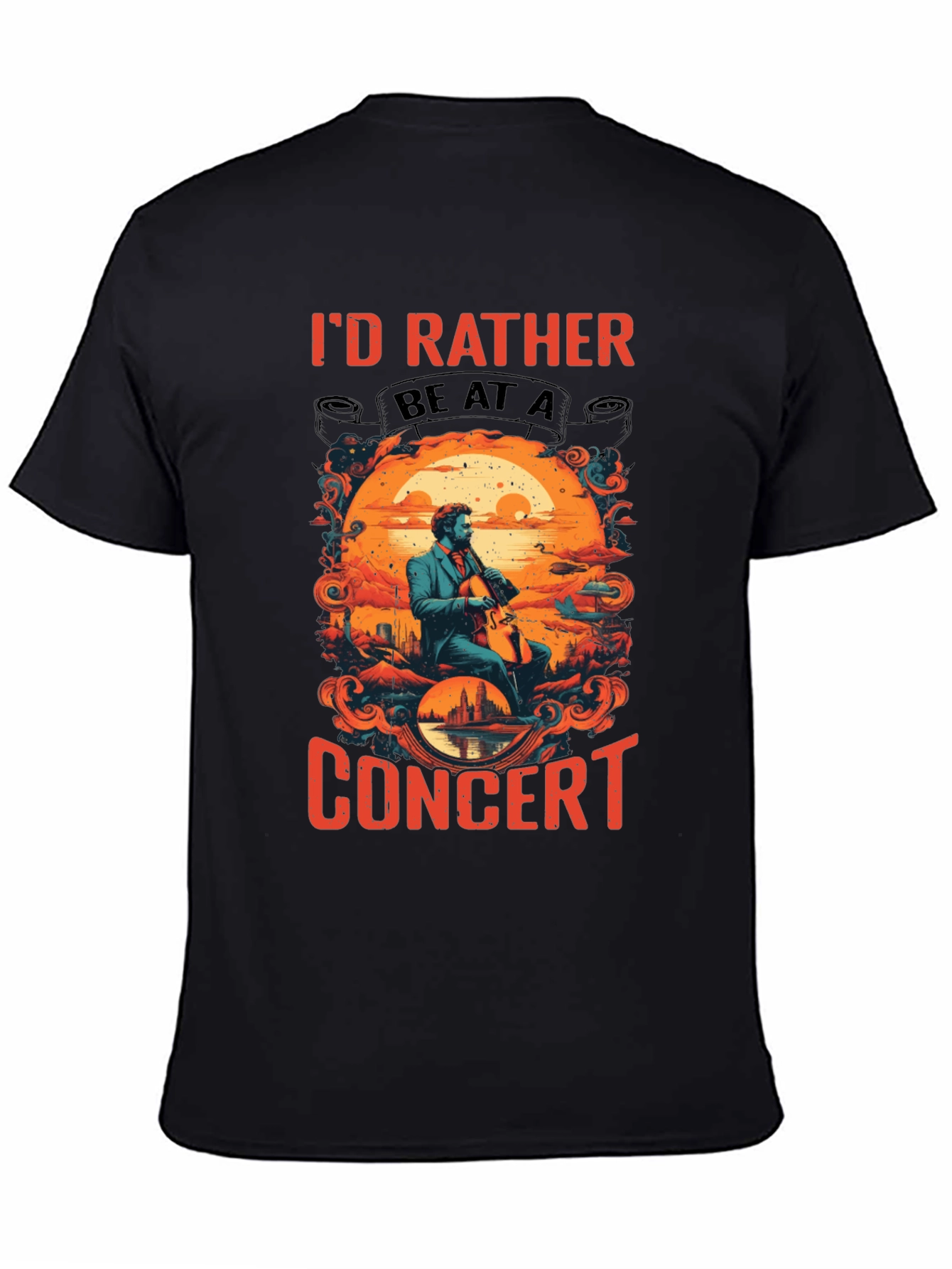 Concert T-Shirt: Id Rather Be At A Concert!
