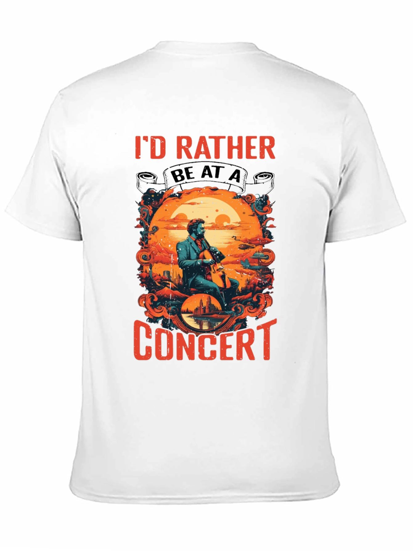 Concert T-Shirt: Id Rather Be At A Concert!