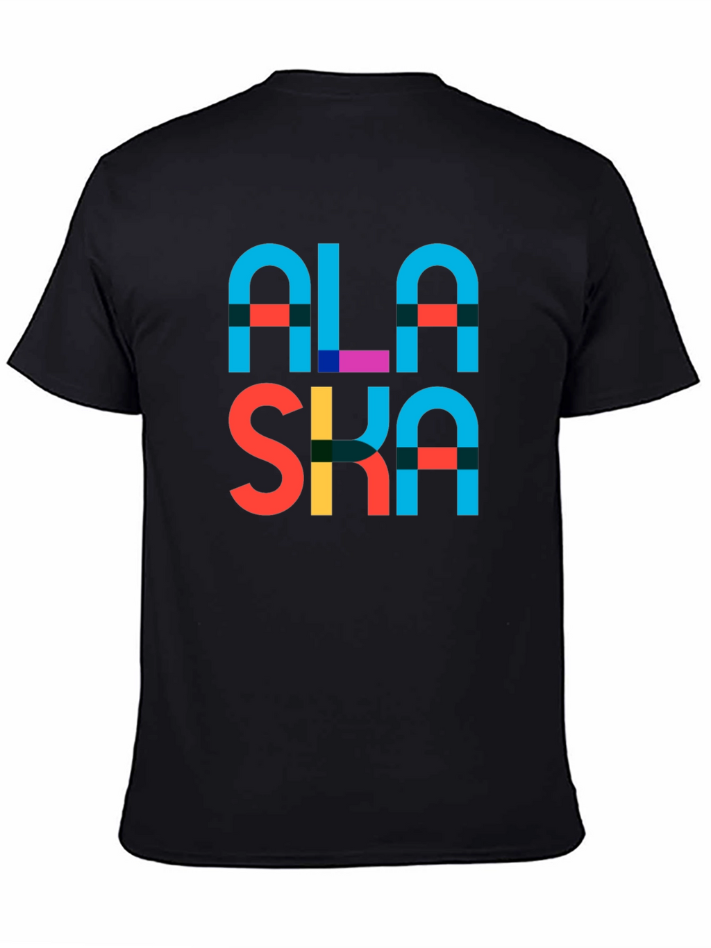 Alaska Graphic Print T-Shirt - Black