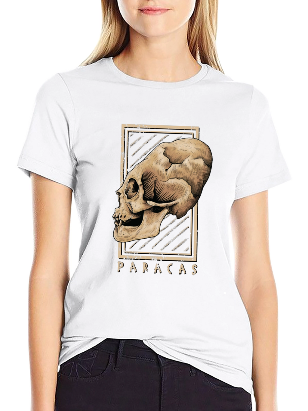 Paracas Skull Graphic T-Shirt