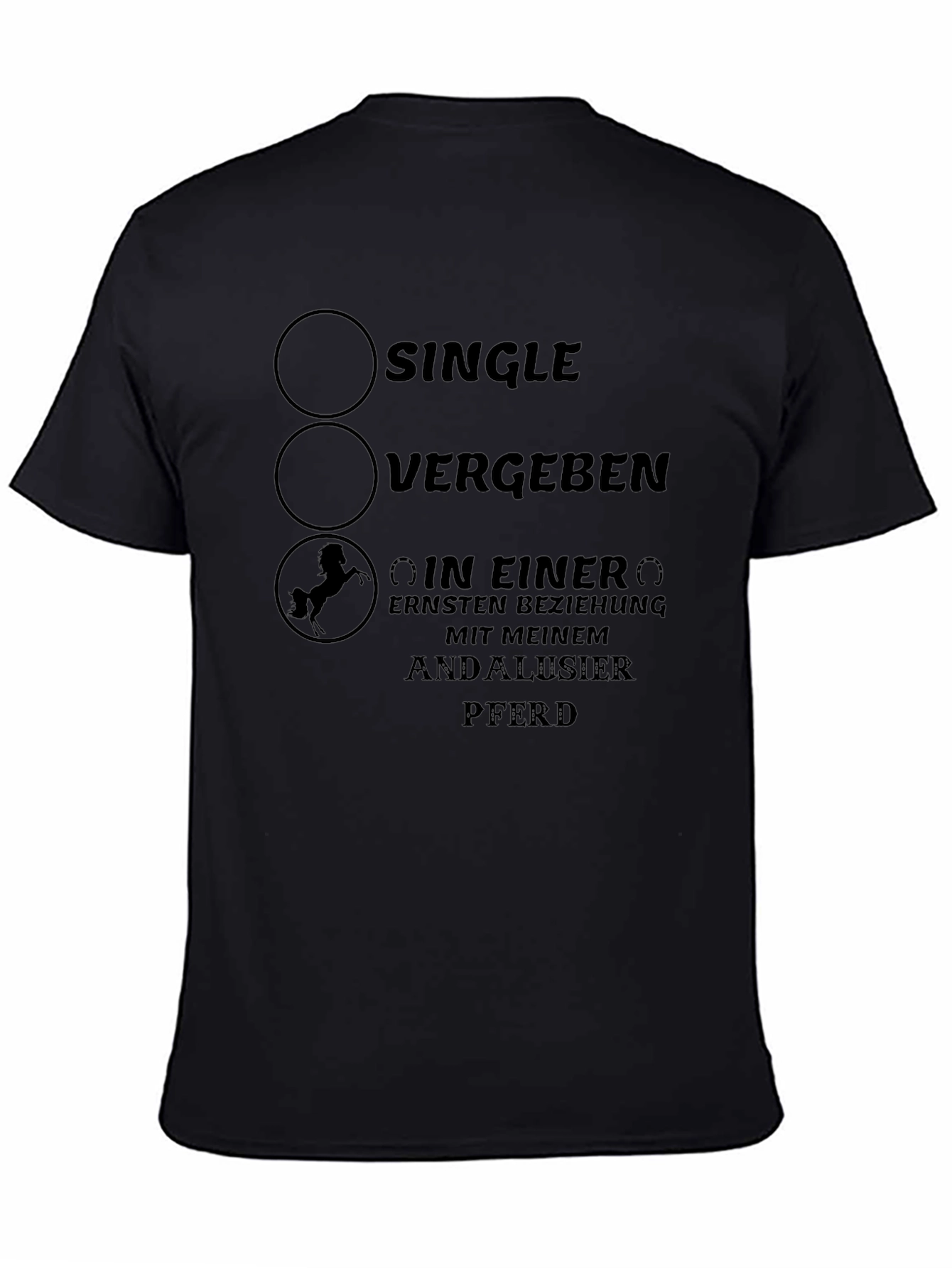 Horse Lover T-Shirt - Serious Relationship With Andalusian
