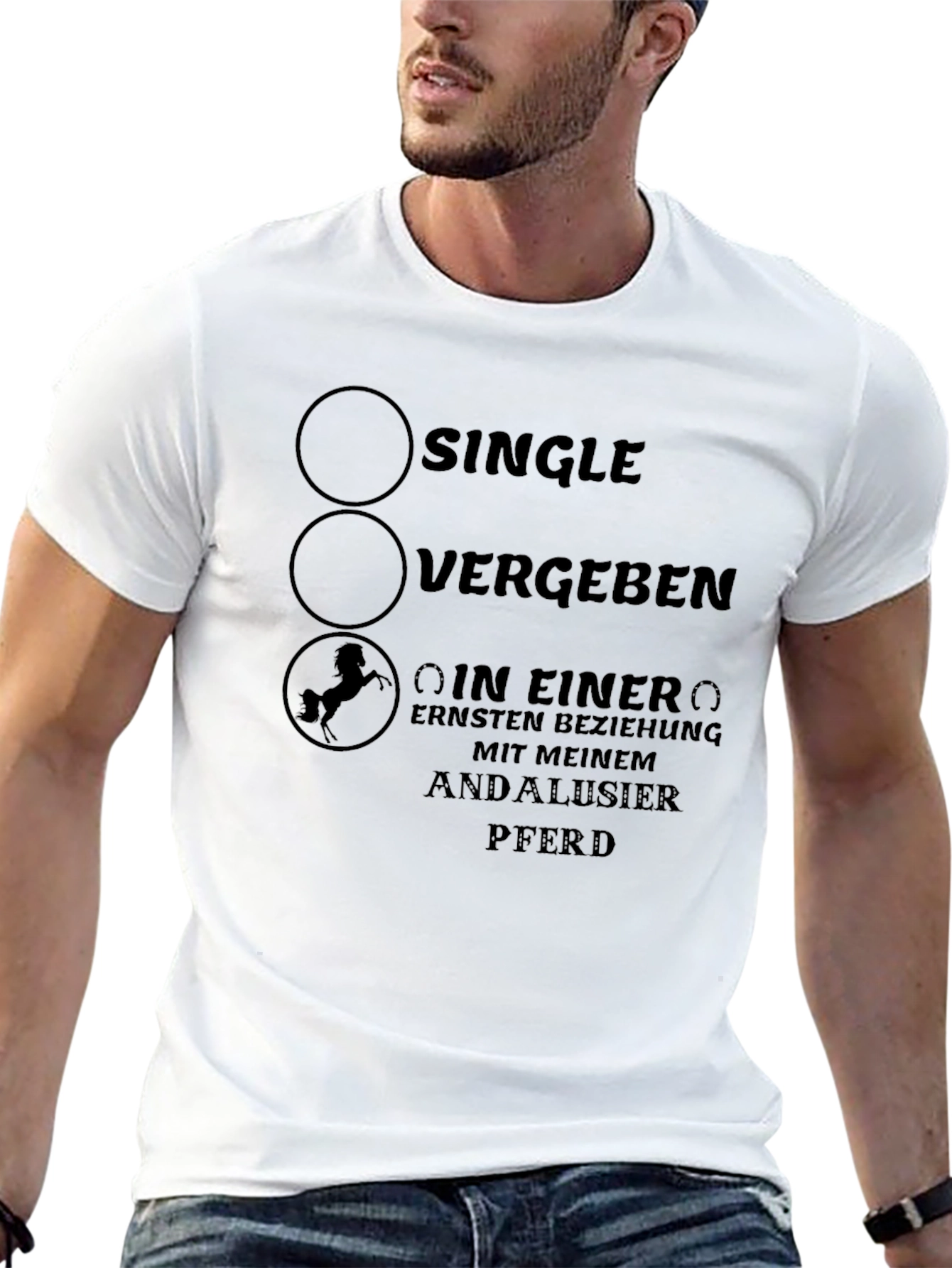 Horse Lover T-Shirt - Serious Relationship With Andalusian