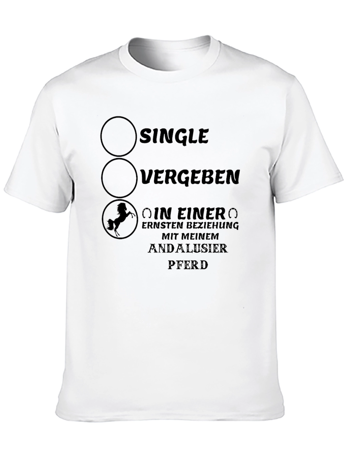 Horse Lover T-Shirt - Serious Relationship With Andalusian