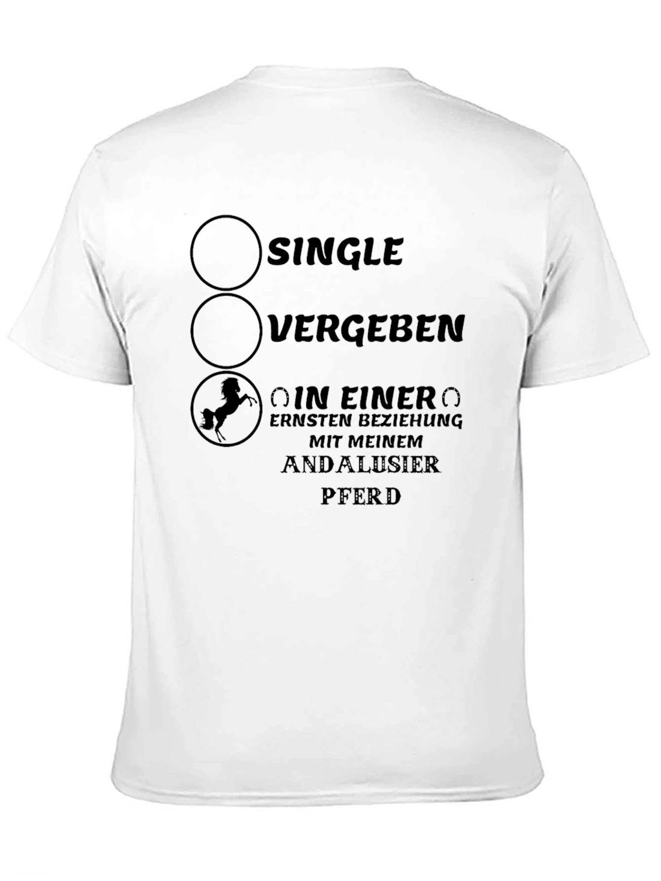 Horse Lover T-Shirt - Serious Relationship With Andalusian