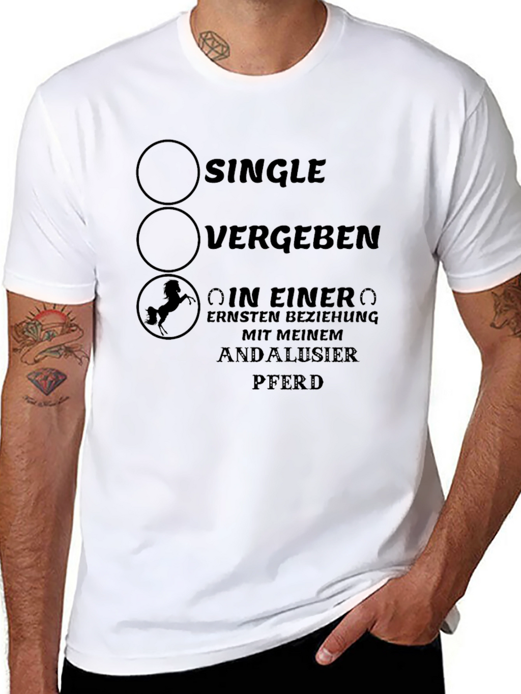 Horse Lover T-Shirt - Serious Relationship With Andalusian