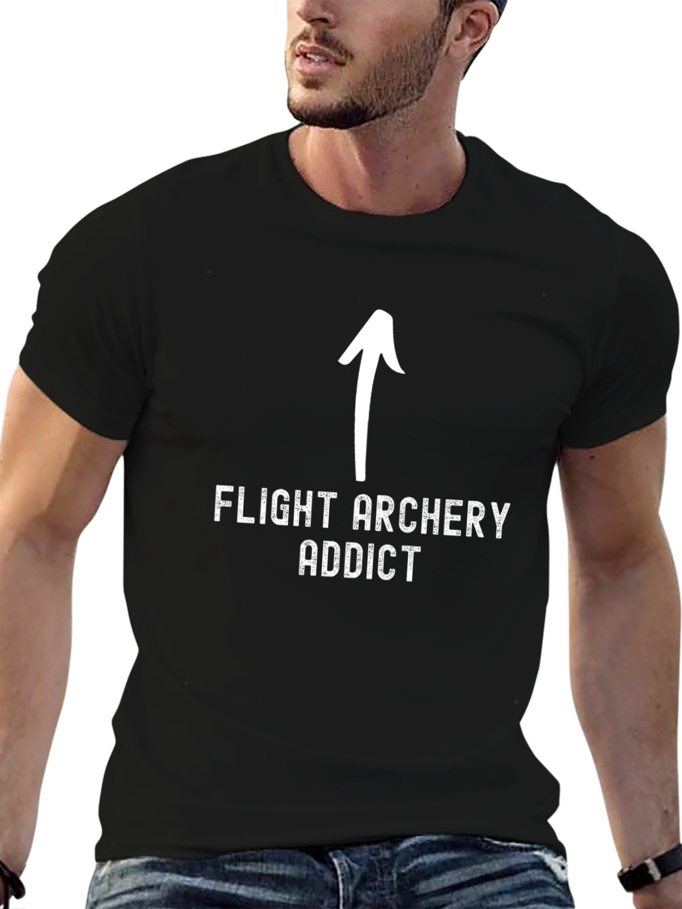 Flight Archery Addict Black T-Shirt