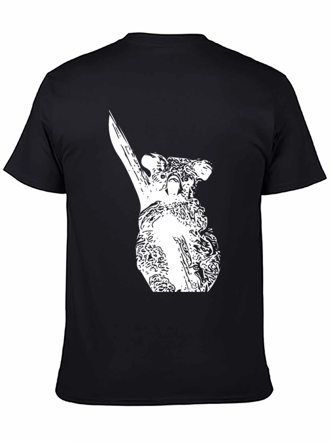 Koala T-Shirt - Black Cotton Tee