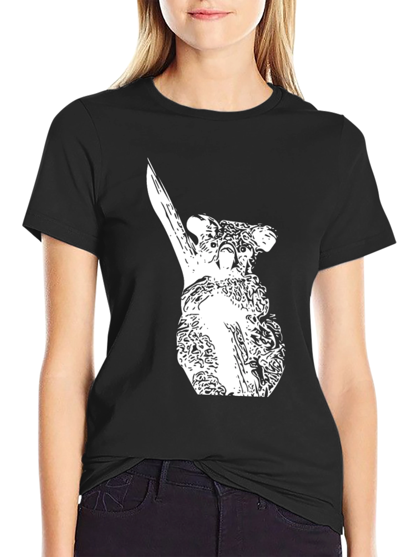 Koala T-Shirt - Black Cotton Tee