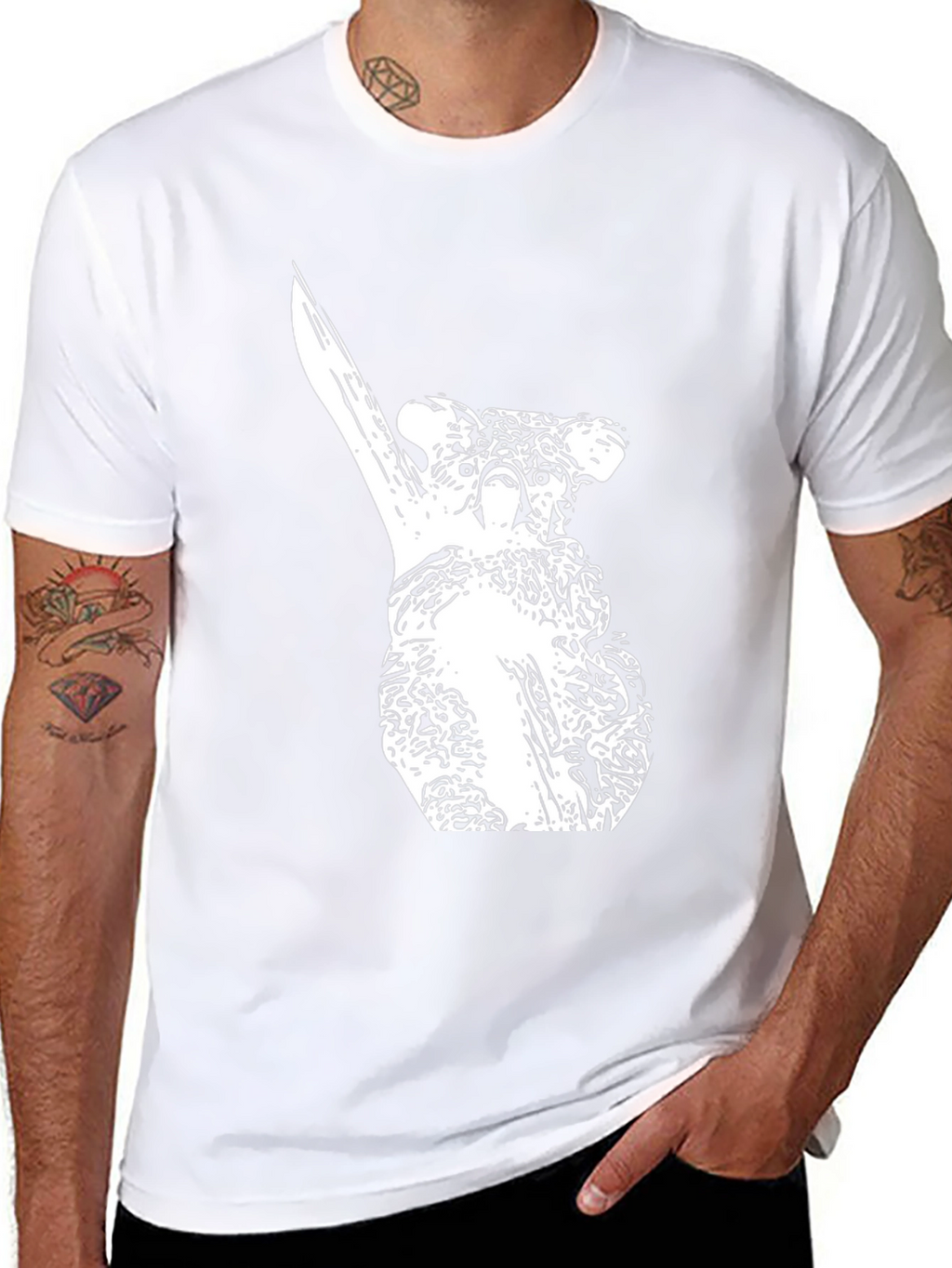 Koala T-Shirt - Black Cotton Tee