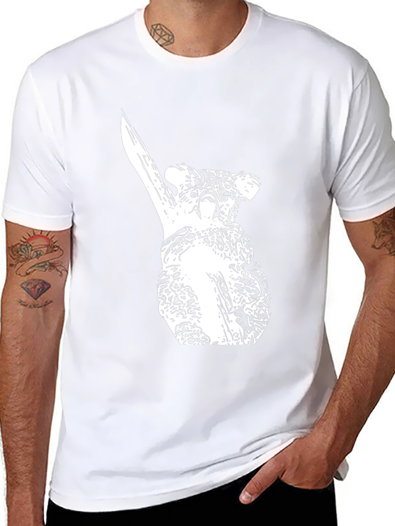 Koala T-Shirt - Black Cotton Tee