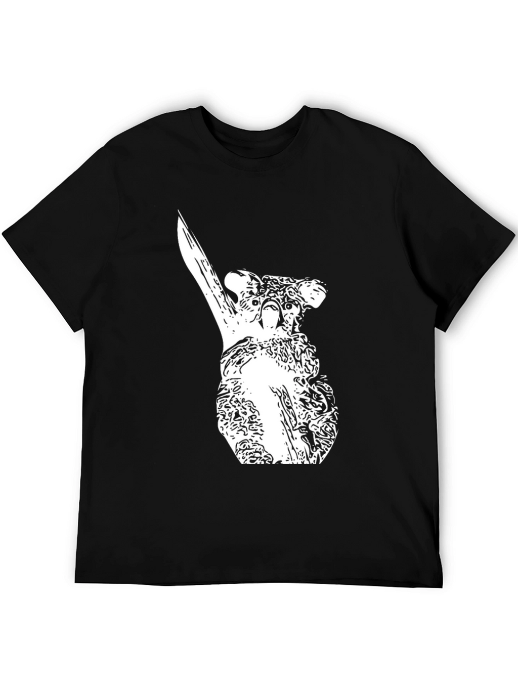 Koala T-Shirt - Black Cotton Tee
