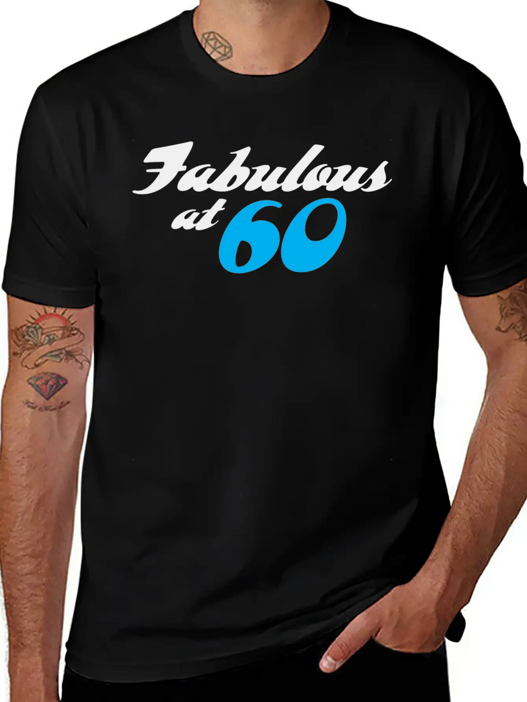 60 Years Of Age And Fabulous! Unisex Casual T-Shirt – Clean Design For Daily Comfort
